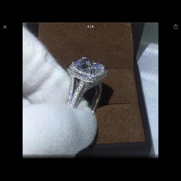 Brand new big 8ct Diamond engagement ring - Picture 2 of 4